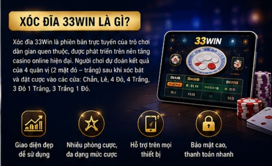 Xóc Đĩa 33Win Là Gì