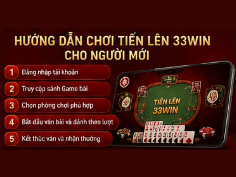 Hướng dẫn chơi Tiến Lên 33WIN cho người mới