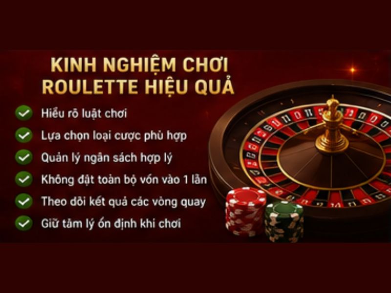 Kinh nghiệm chơi Roulette 33WIN hiệu quả