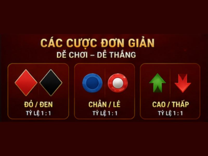các cược đơn giản khác
